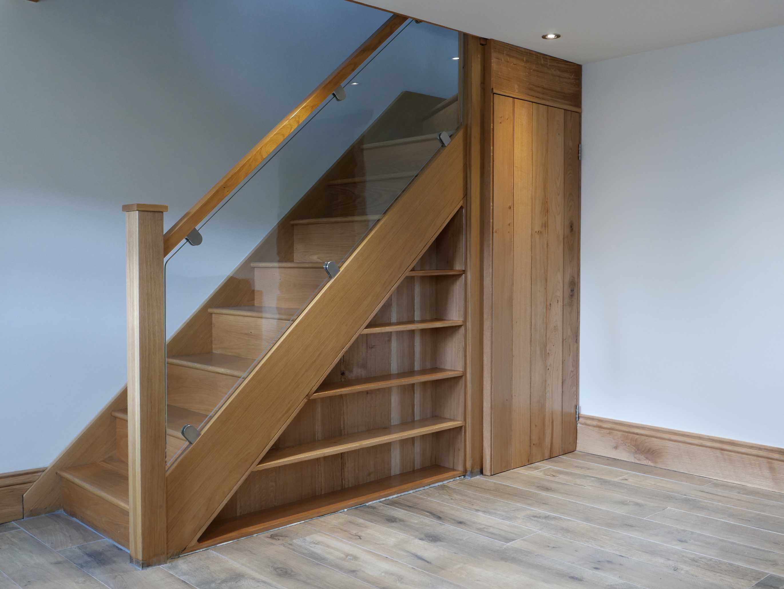 Understairs Bookcase and Door