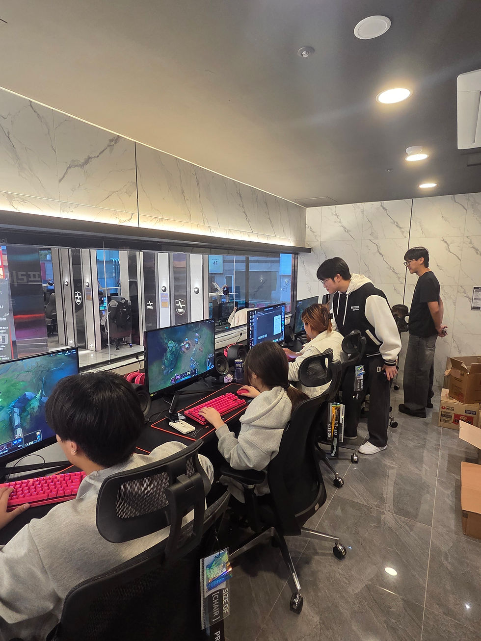 "e-스포츠"를 배우다.