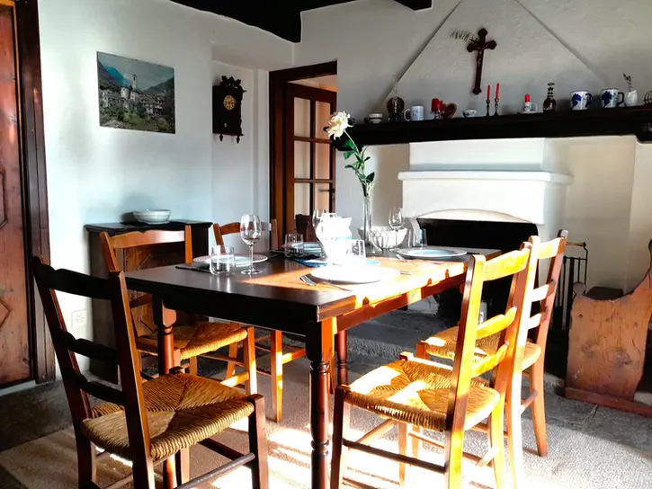 ferienhaus in der schweiz, im tessin, der süd-schweiz, es ist ein altes Steinhaus, ein sogenanntes Rustico, wir wollen dieses haus für interessierte reisende, für touristen, für urlaubssuchende präsentieren. das steinhaus schmiegt sich an einen Hang der Südalpen, ist umgeben von bergen, und man blickt hinunter auf den See Lago maggiore. das grundstück, der garten ist eine kleine in sich geschlossene Welt, voll mediterraner pflanzenpracht, voller palmen, kamelien und azaleen, voller geschützter sitzplätze, sei es unter einer Wein-Pergola oder auf der erhöhten Aussichtsterrasse, es ist ein ort um die Natur, die landschaft, die ruhe, die berge, den see, das mittelmeer-klima in sich aufzunehmen. ein ort an dem das herz sagt "la vita é bella"