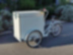 das E-Lastenrad wird vorgestellt, Beladungs-Varianten werden gezeigt