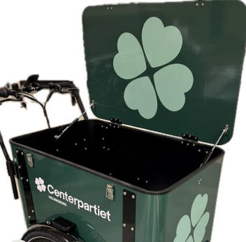 Cargobike of Sweden Lastenrad E-Bike Lastentransport business Box verschließbar