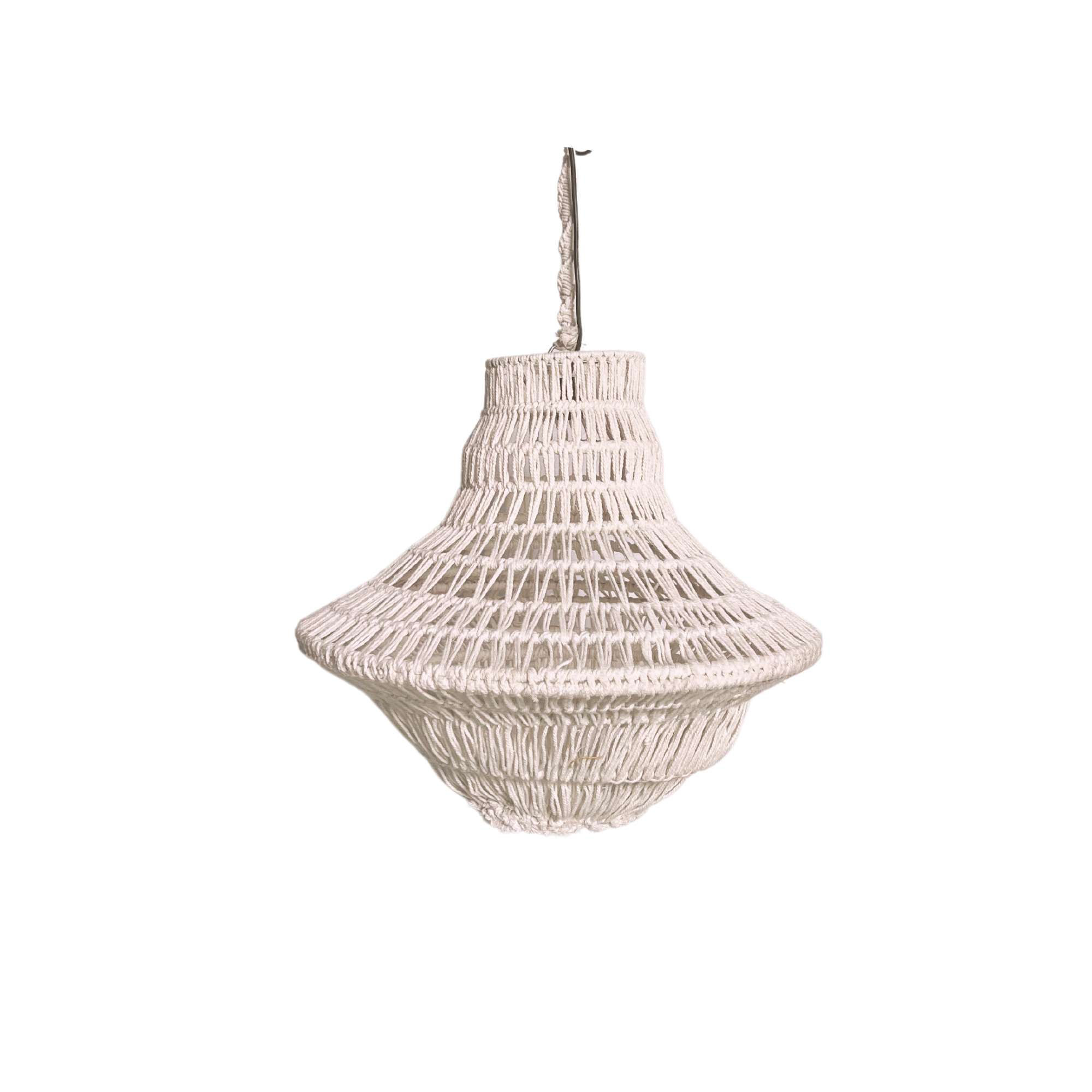 Macrame Woven 2-T Pendant