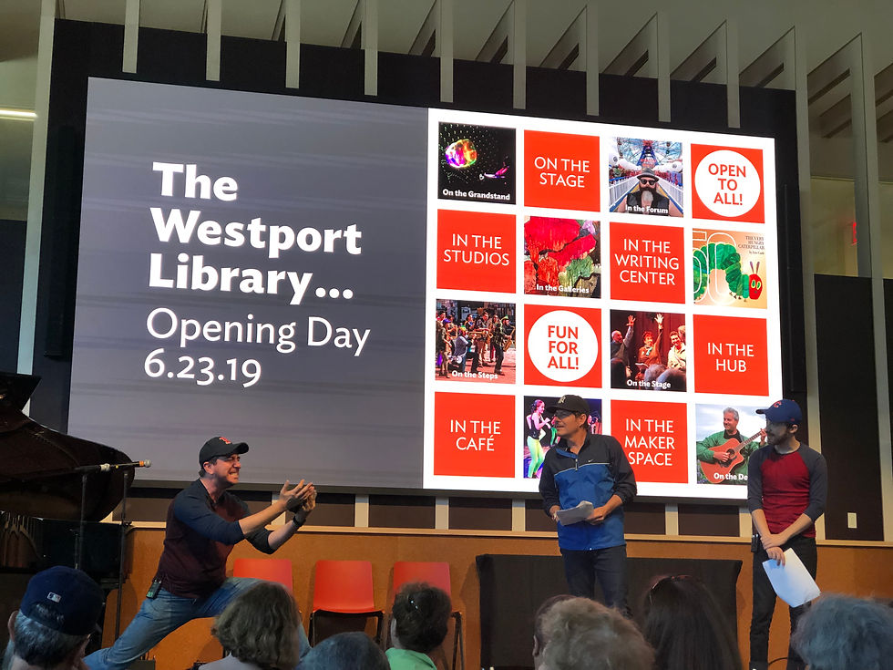 Opening Day at the Westport Library