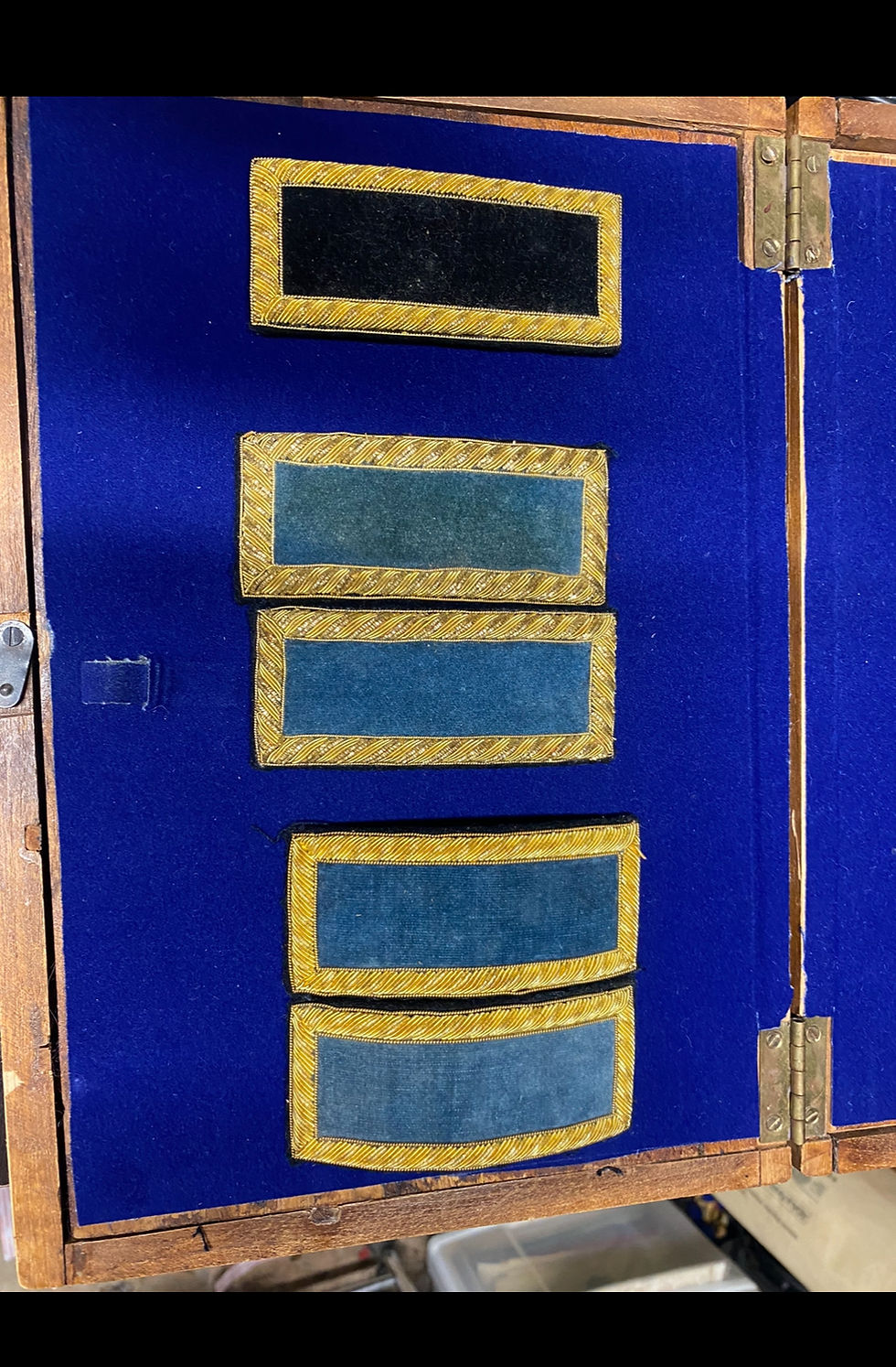 Miniatyrbild: Federal Army Staff Officer Board with Metal Rank