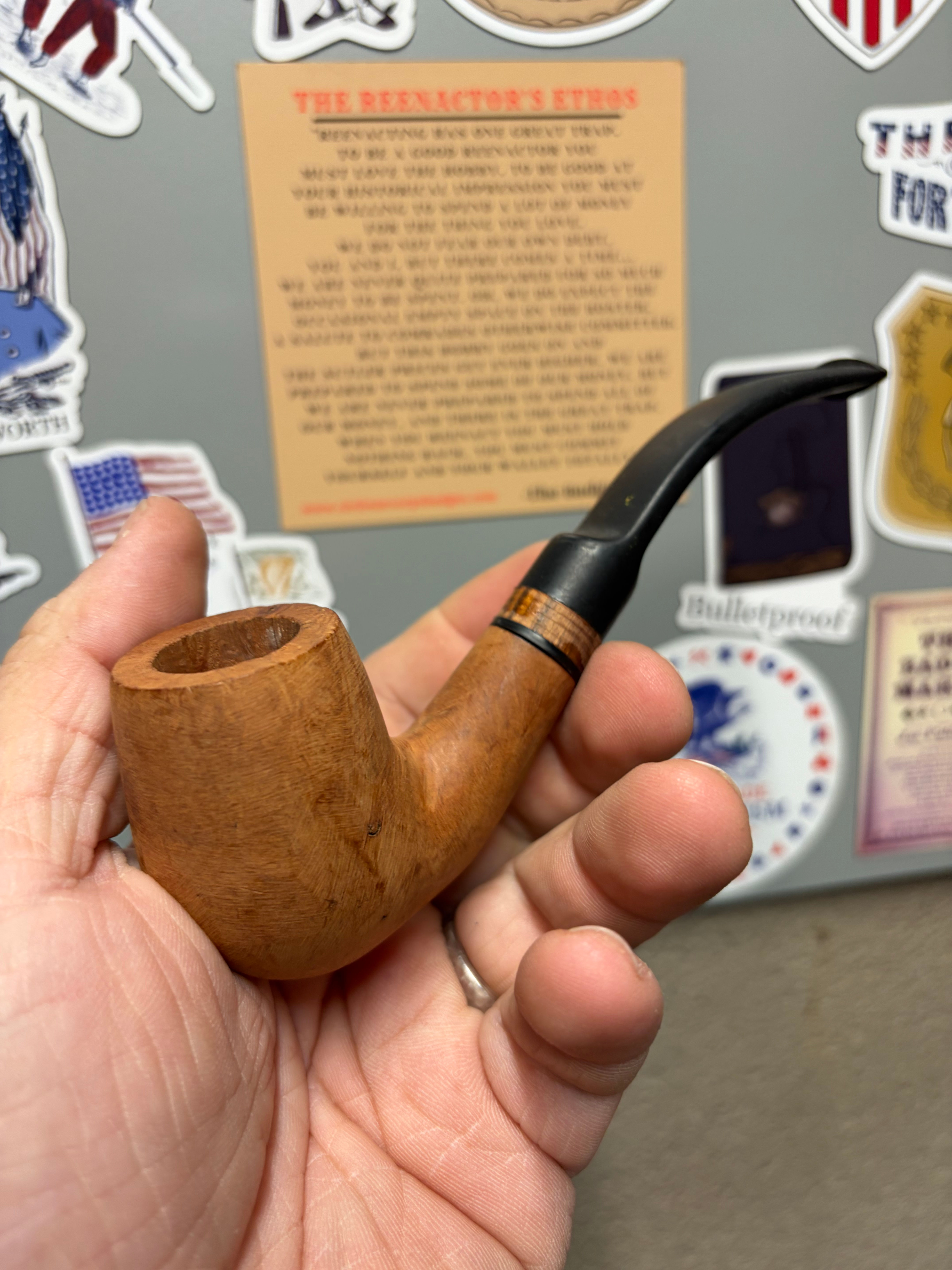 Period Style Pipe - Bare - Cracks