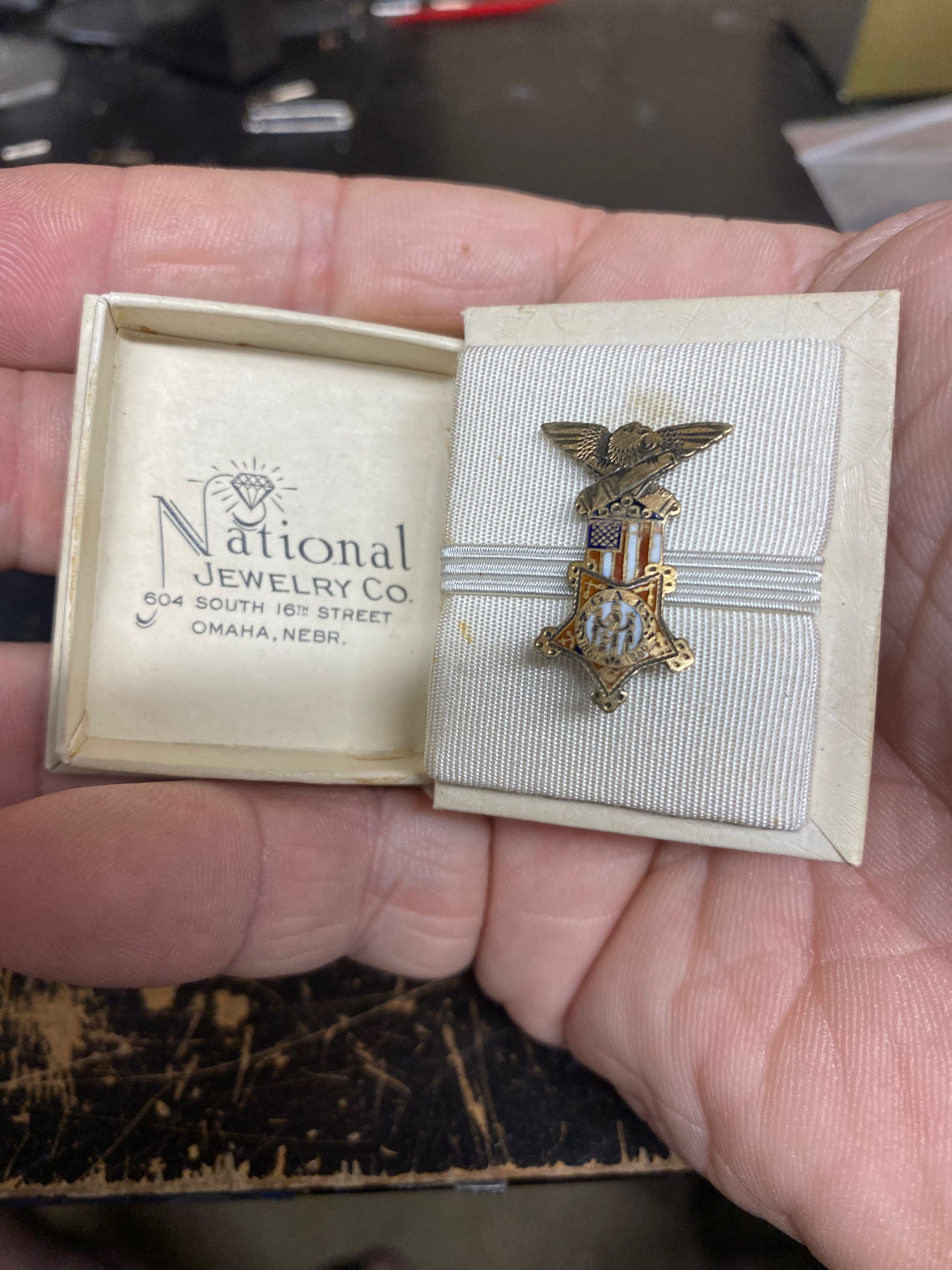 GAR Members Badge Lapel Pin with Box