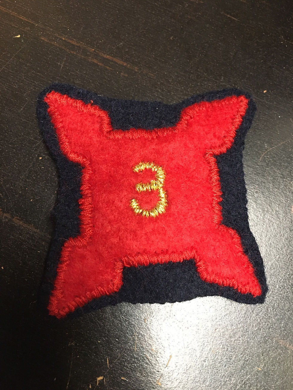 Miniature : Addition: Regimental Numbers &/or Company Letters for a Corps Badge