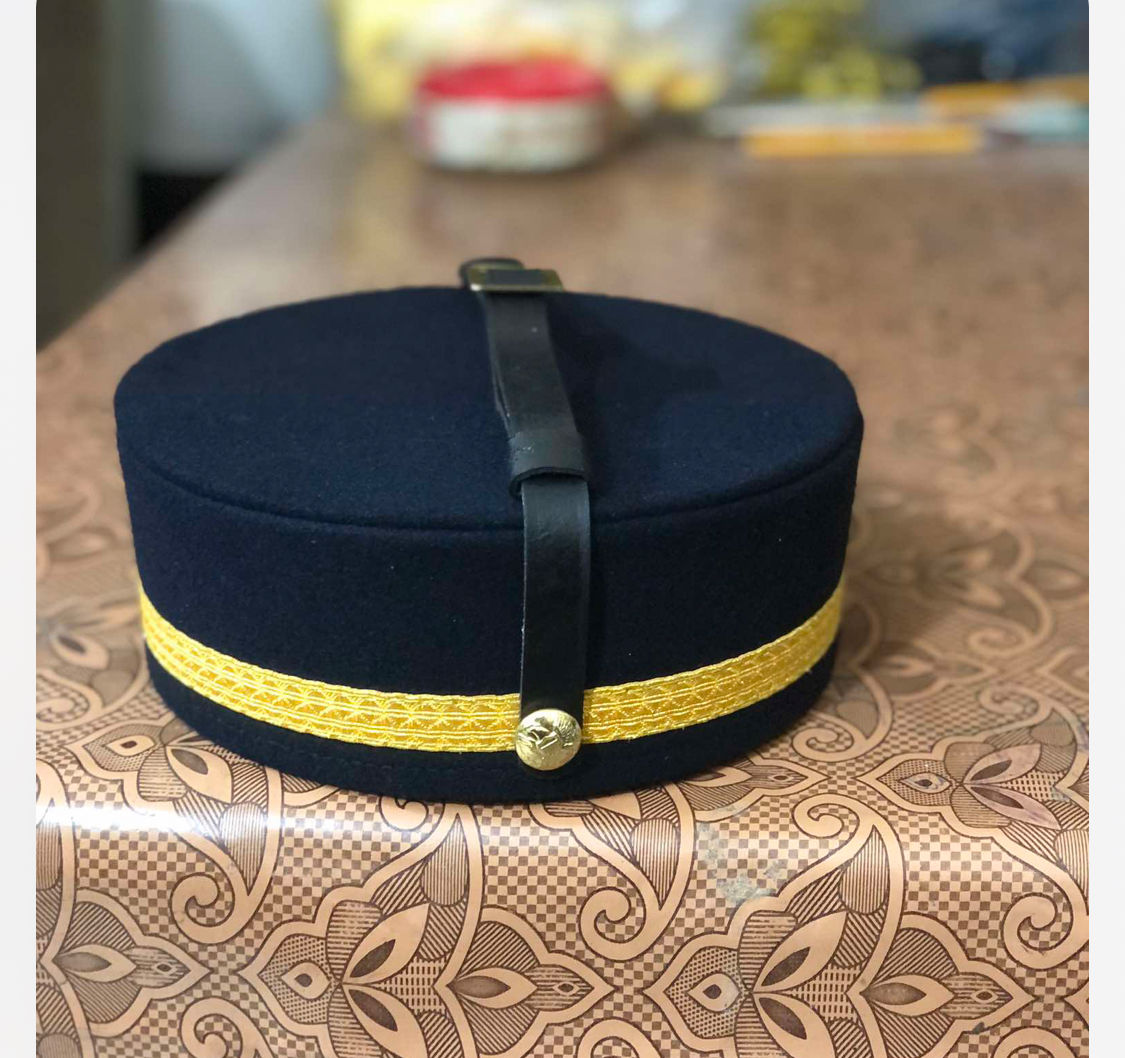 Pill Box Style Officers Hat (Prototype)