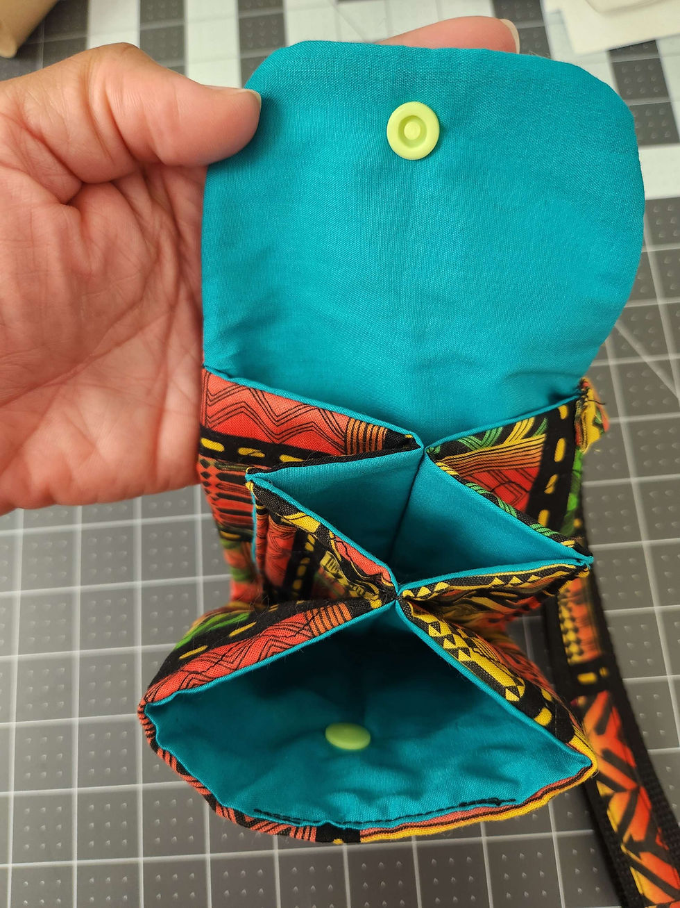 Thumbnail: 3 Pocket Wallet Printable PDF Pattern SP122