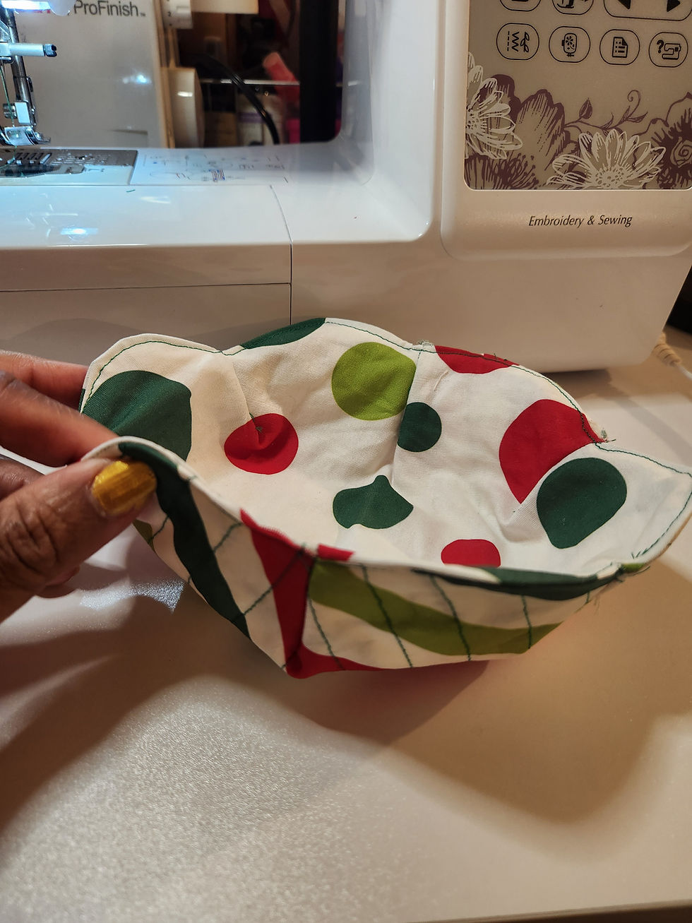 Thumbnail: Fabric Flower Bowl Cozy SP150