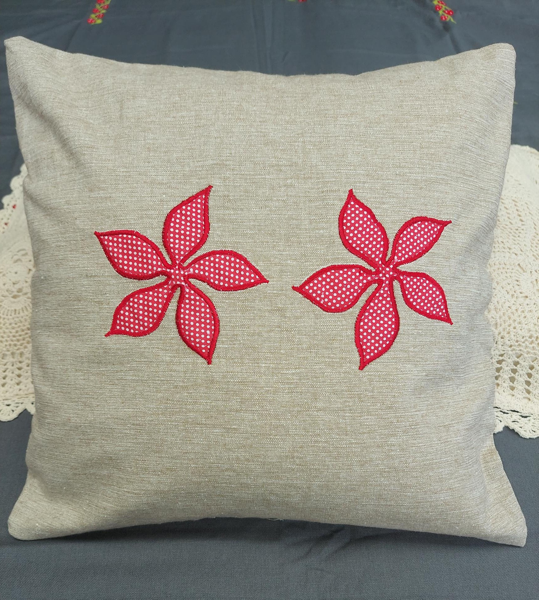 Embroidered cushion covers