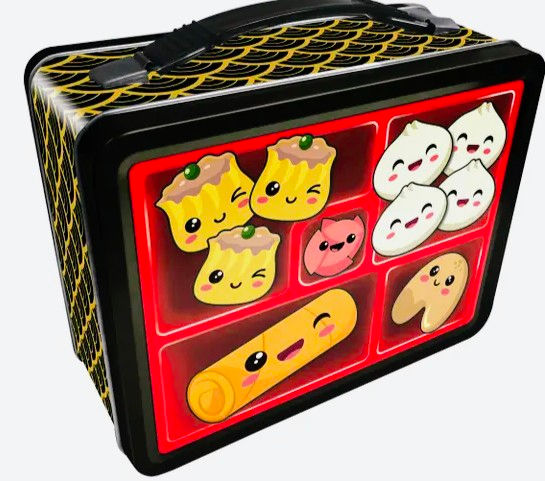 Thumbnail: Retro Tin Lunch Box - Sushi