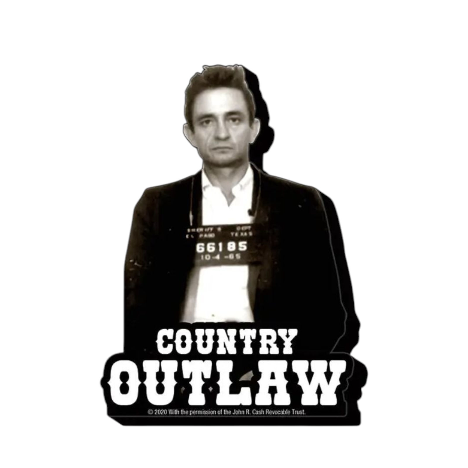 Johnny Cash Outlaw - Chunky Magnet