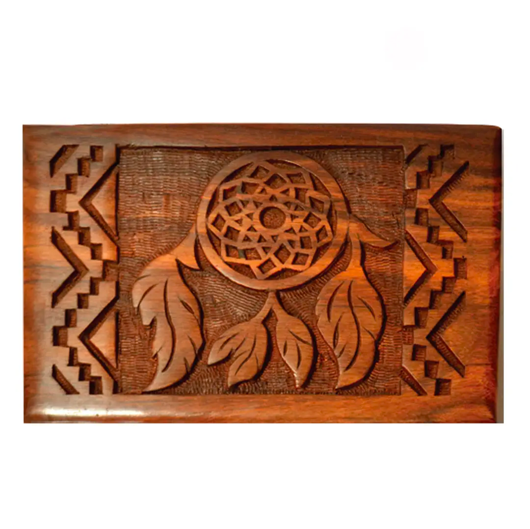 Dreamcatcher Embossed Wooden Box