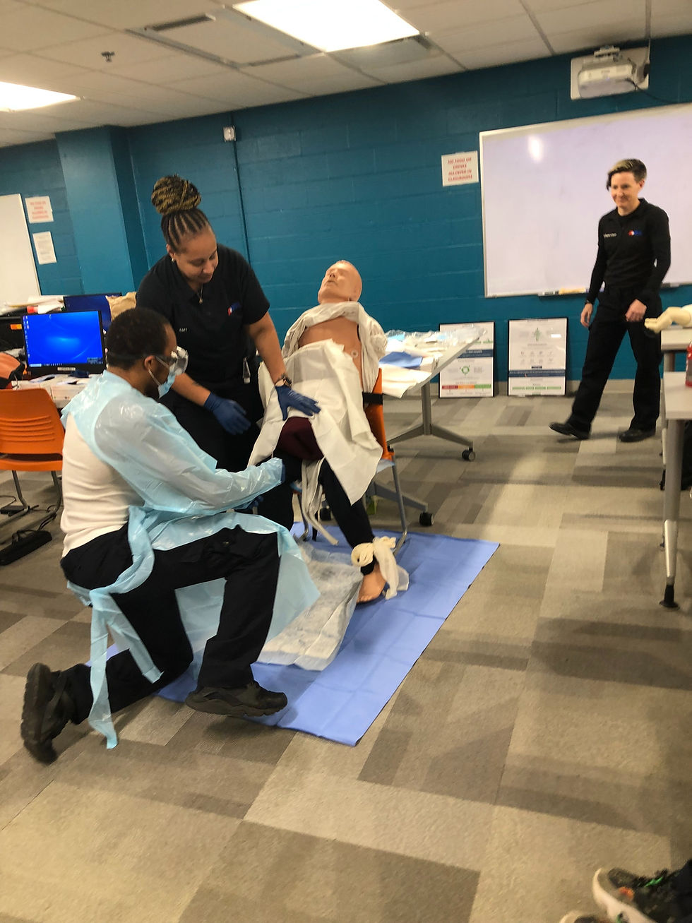 EMT Students Baby Delivery