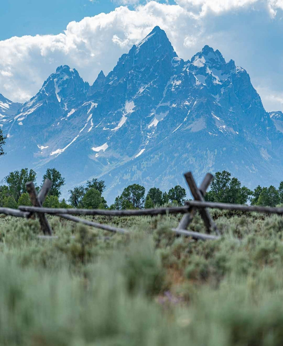Teton Mountain Range in Grand Teton National Park