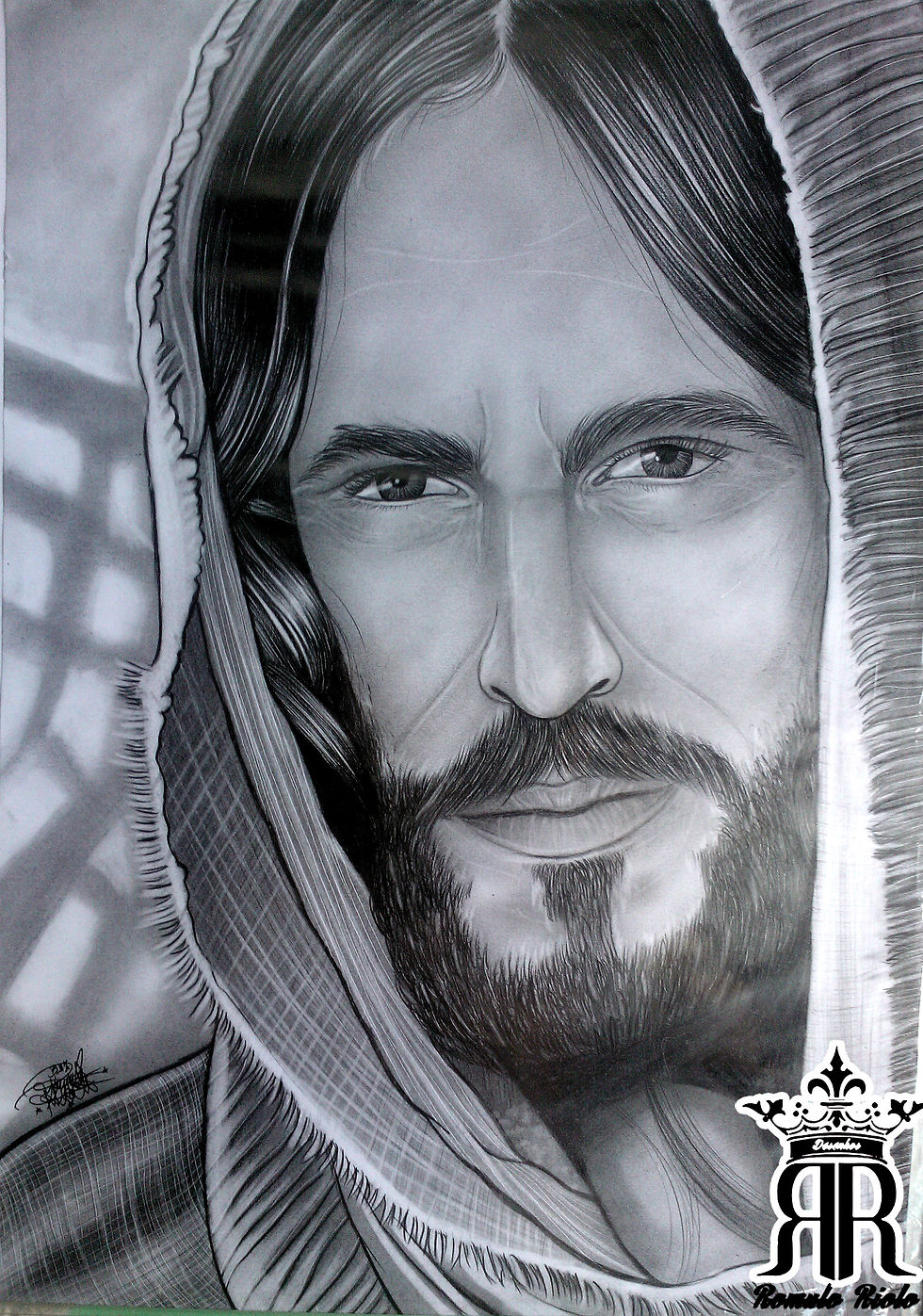 Desenho de Jesus Cristo.