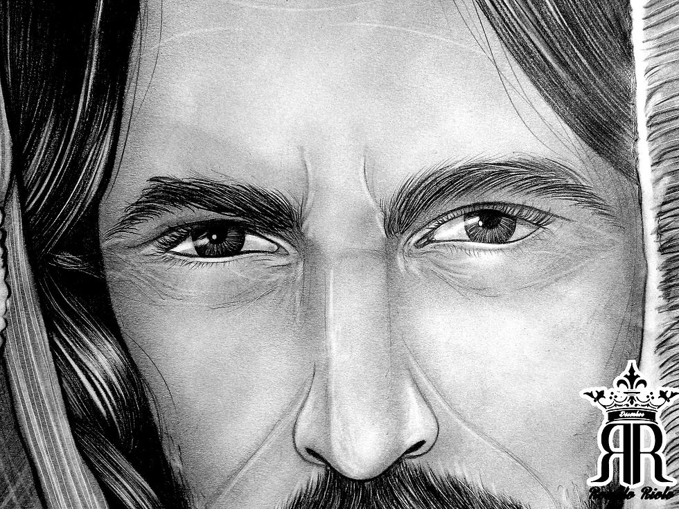 Desenho de Jesus Cristo.