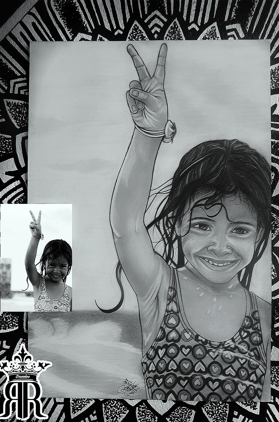 Desenho Realista Hillary.