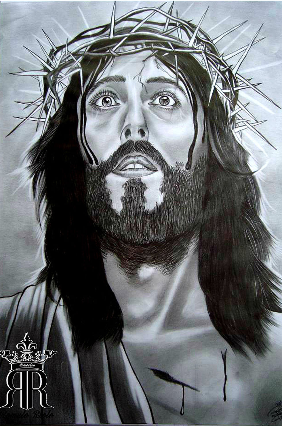 Desenho de Jesus Cristo.