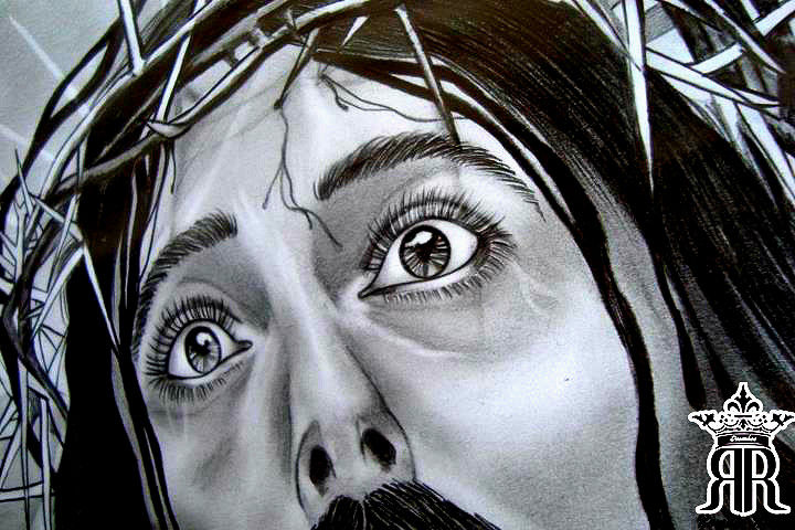 Desenho de Jesus Cristo.