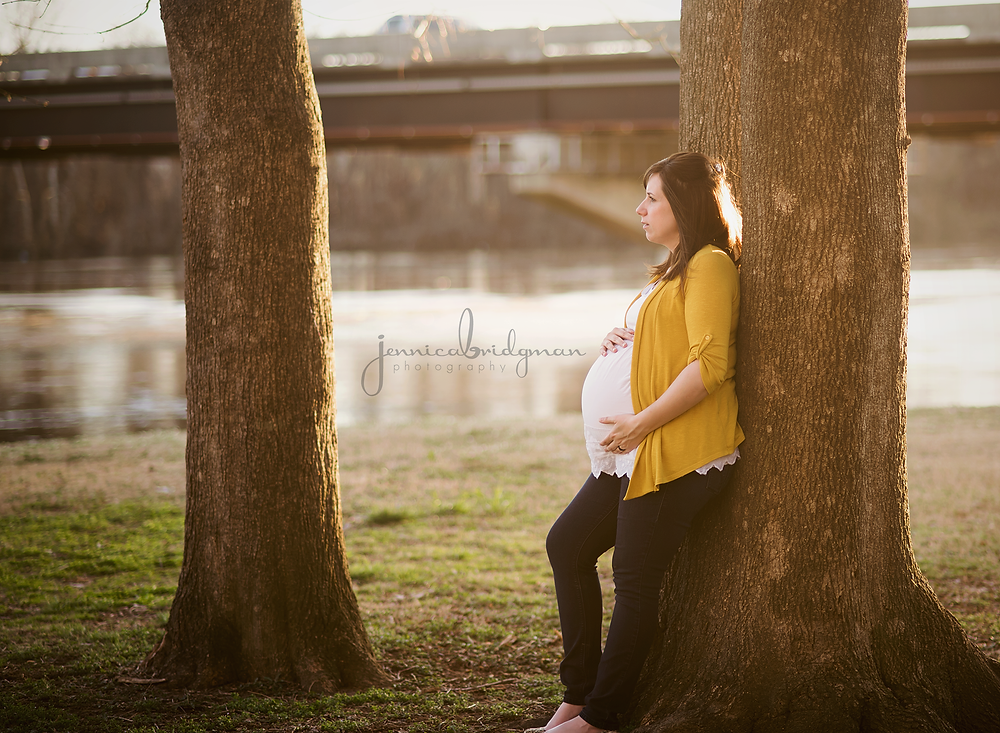 Sunset Maternity Session | Johnson Family | Conway, AR Maternity Photographer