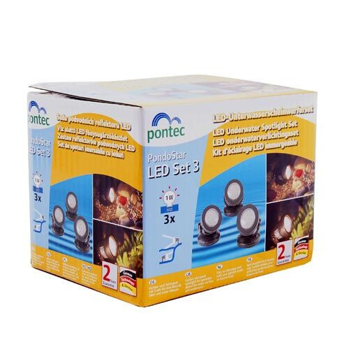 Pontec PondoStar LED Pond Lights 3 Set A19 Koi