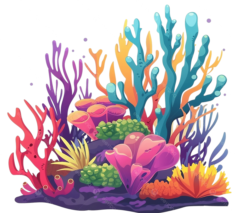 pngtree-corals-on-reef-underwater-plants