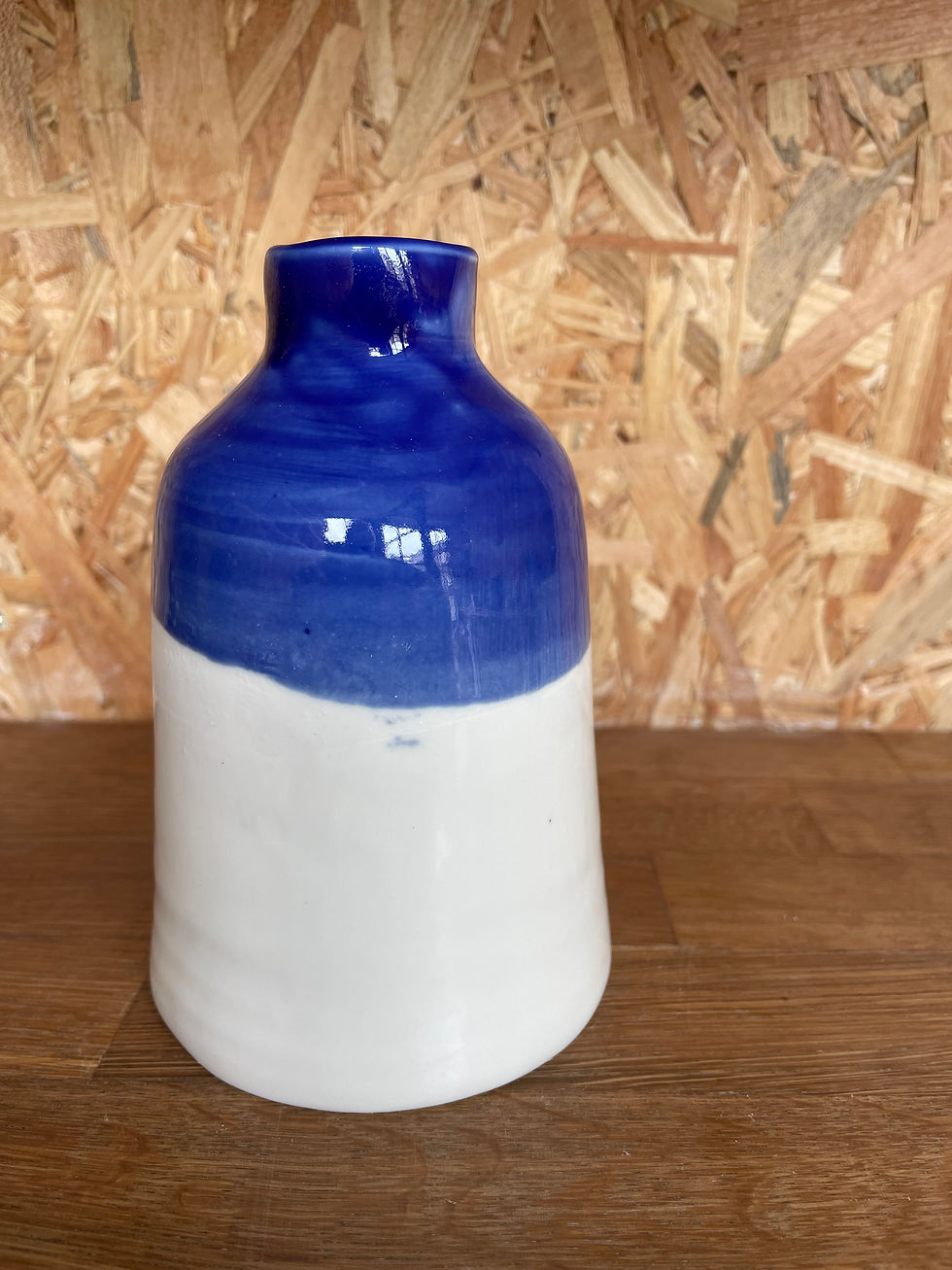Miniature : vase soliflore bleu nuit
