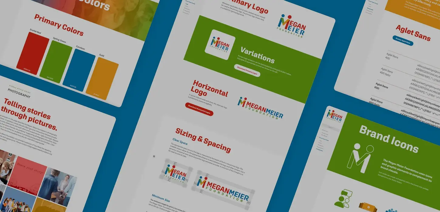 Non-for-profit graphic design and brand guidelines