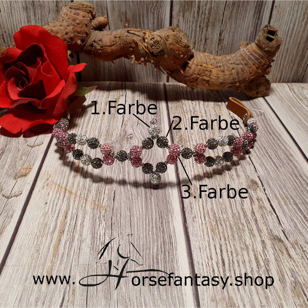 **Stirnriemen Crown 1 bis 3 Farbig Konfigurator**