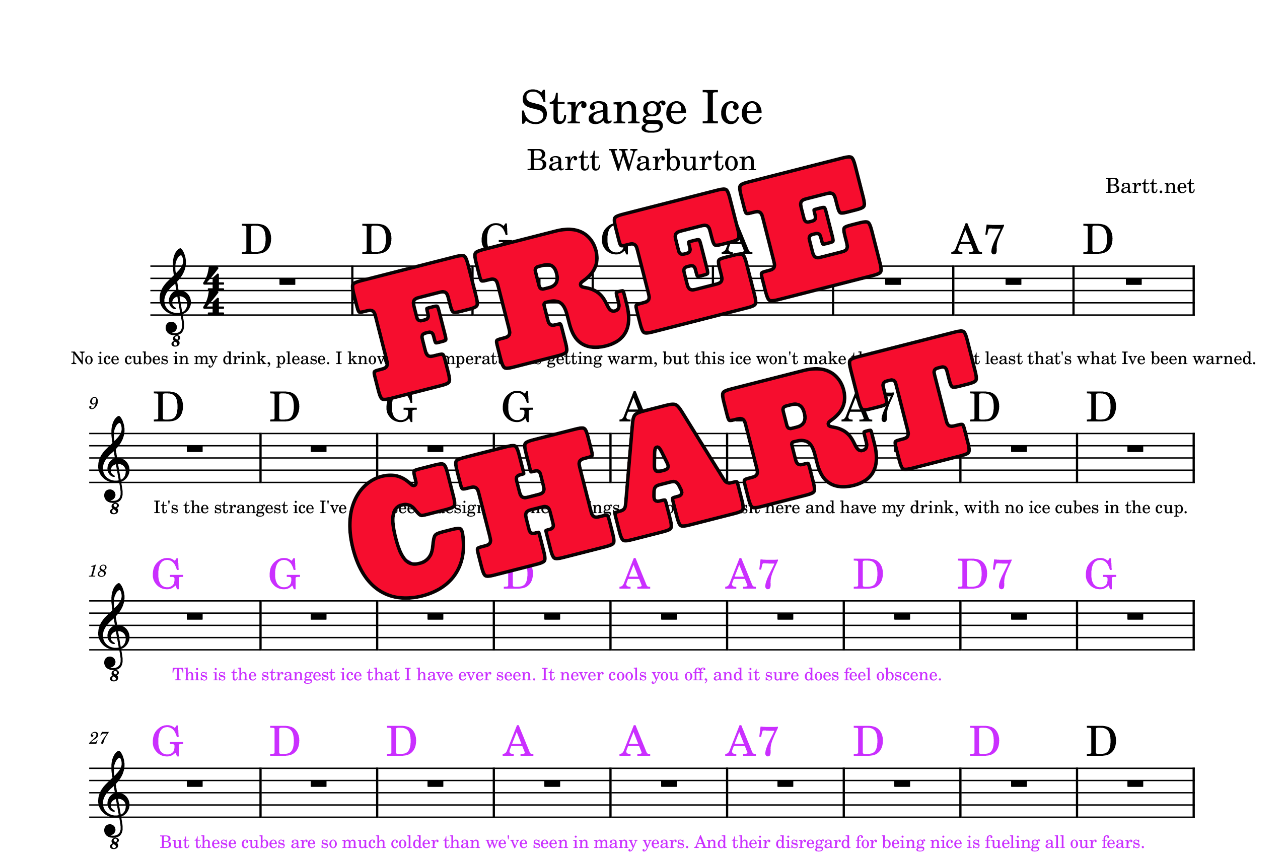 Strange Ice - Chords and Lyrics