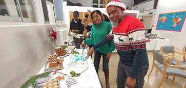 Christmas video shoot - B Positive Choir