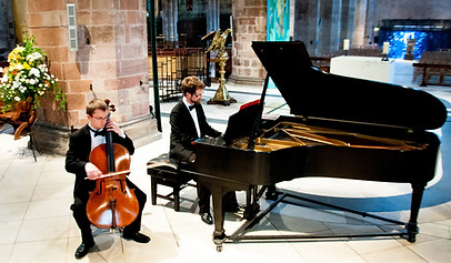 Tim Cais cello perfoming at St. Giles Cathdral, Royal Mile, Edinburgh Part of concert series