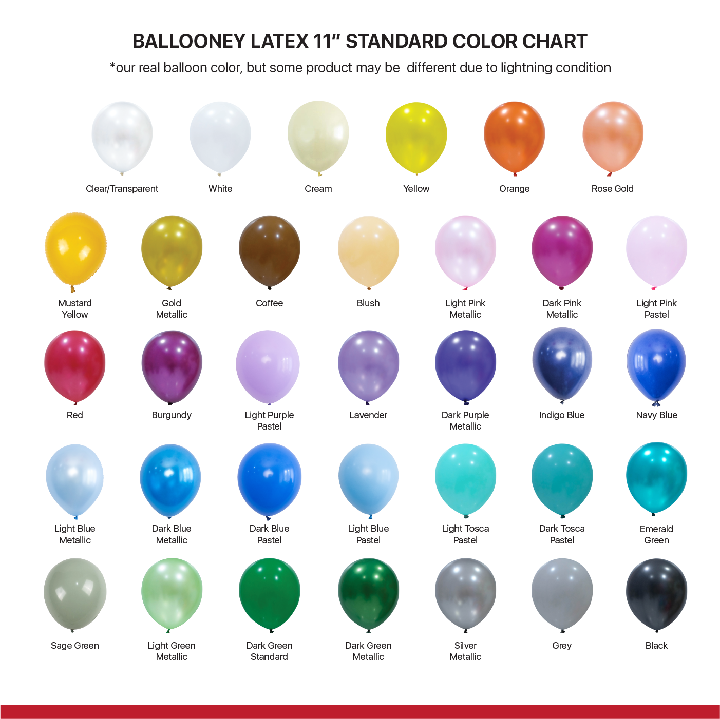 Reguler Balloon Helium (11 inch)
