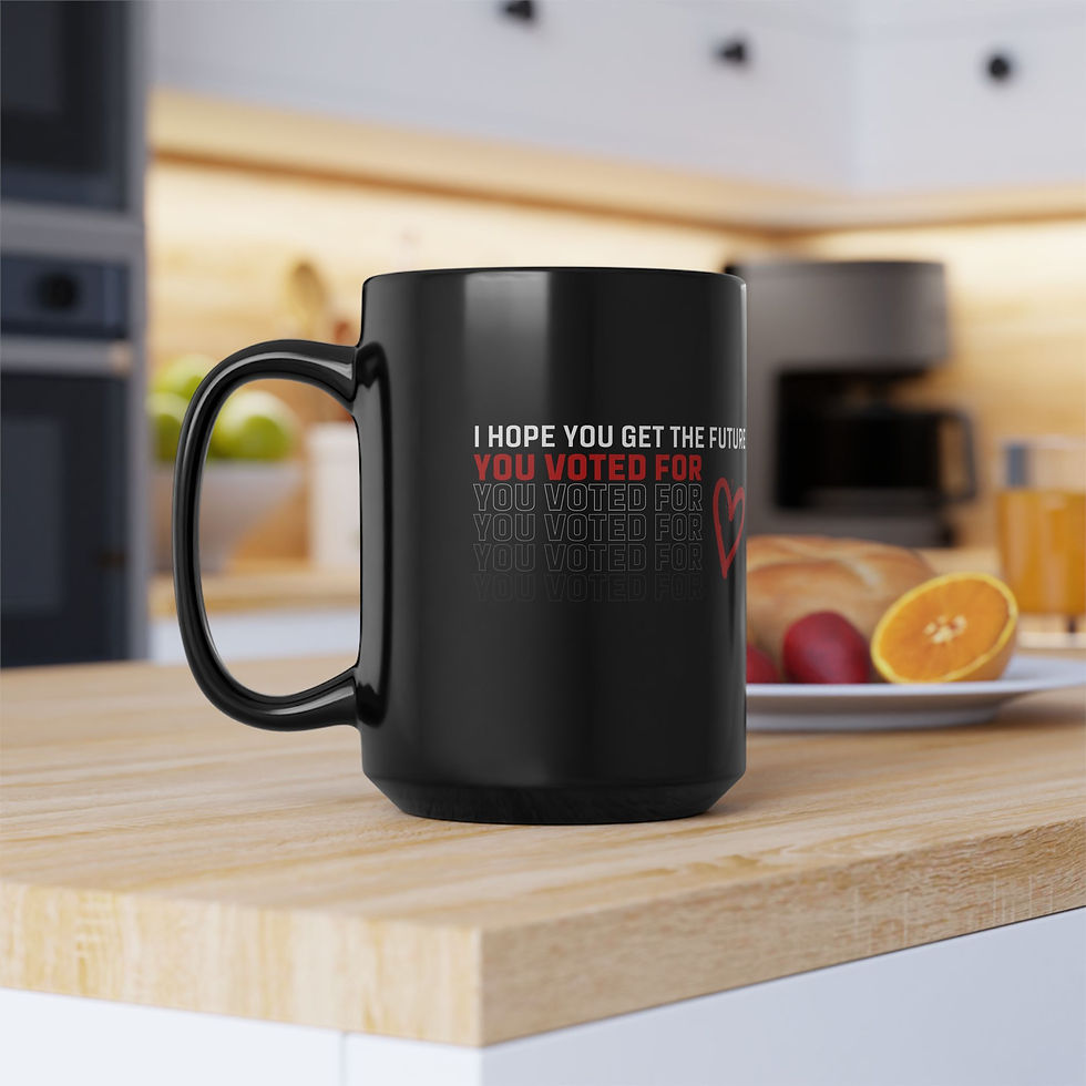 Thumbnail: Black Mug - Red