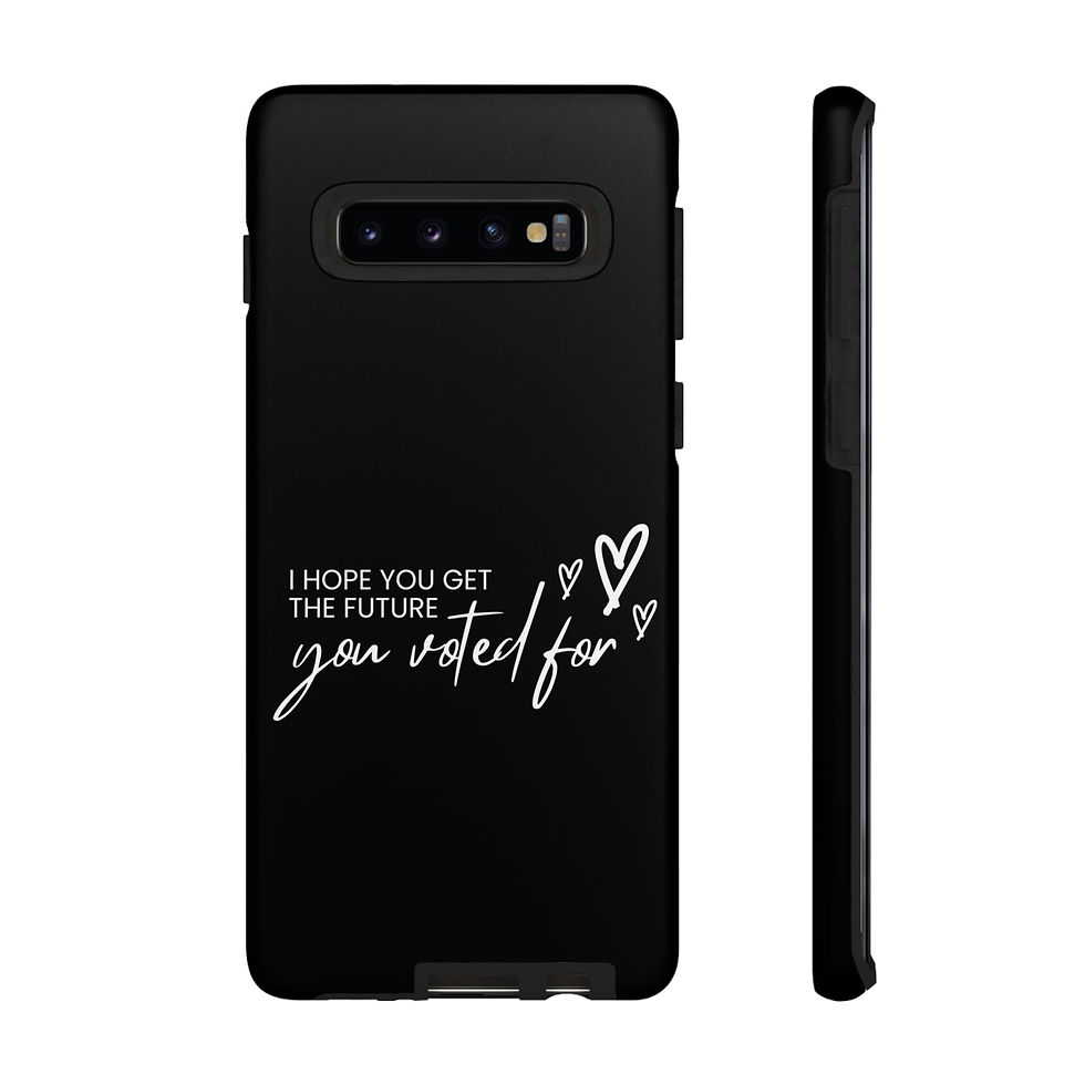 Thumbnail: Phone Case - Black - Hearts