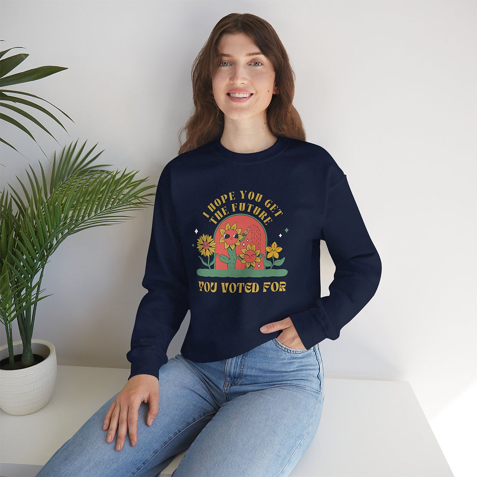 Thumbnail: Unisex Heavy Blend™ Crewneck Sweatshirt - Flowers