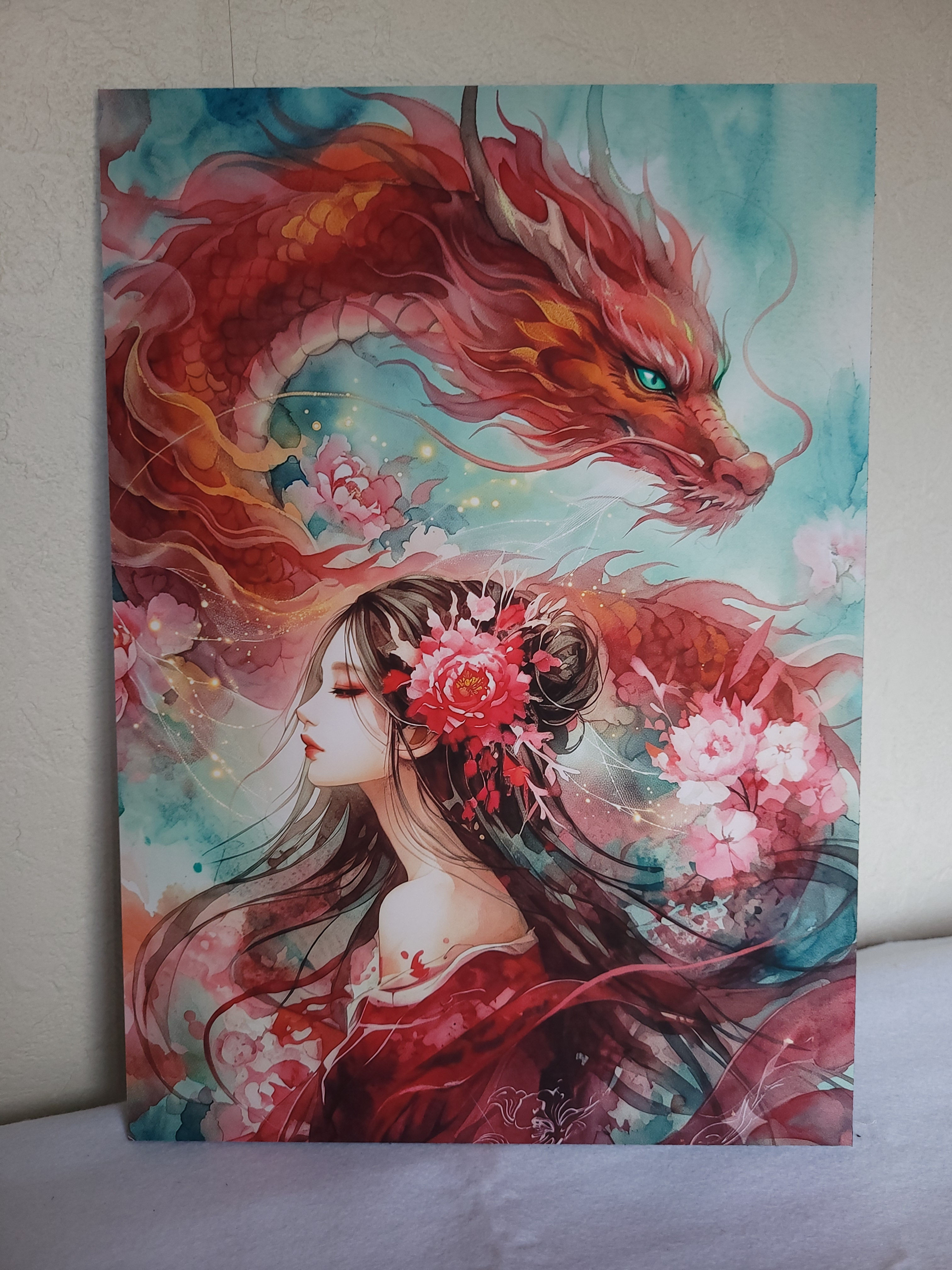 紅龍と花の祈り