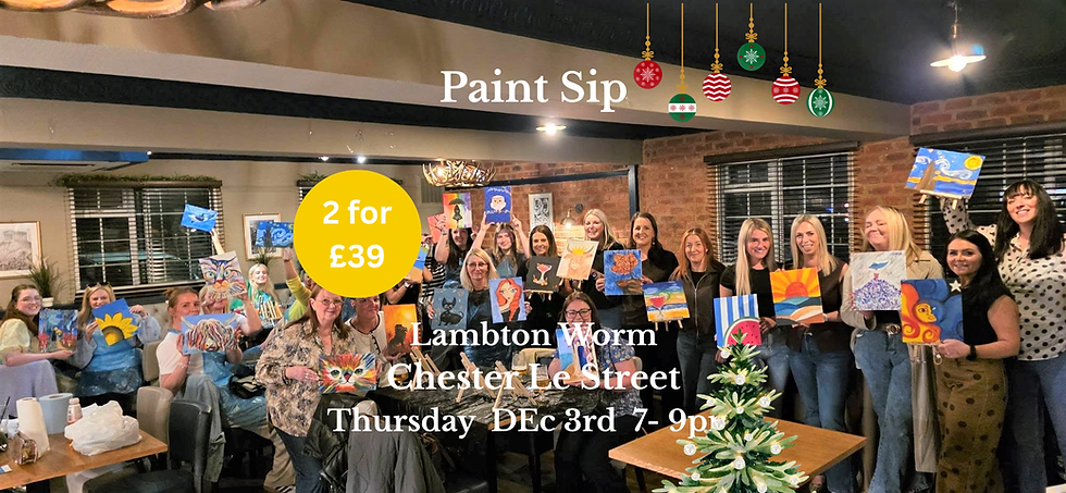 Paint Sip The Lambton Worm Chester Le Street