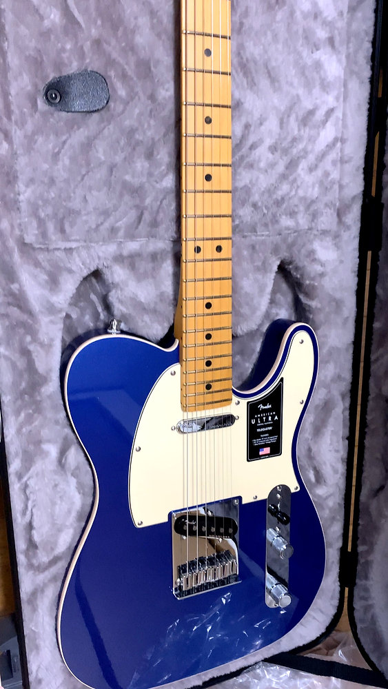 Fender AMERICAN ULTRA TELECASTER Cobra Blue買ったからレビューする