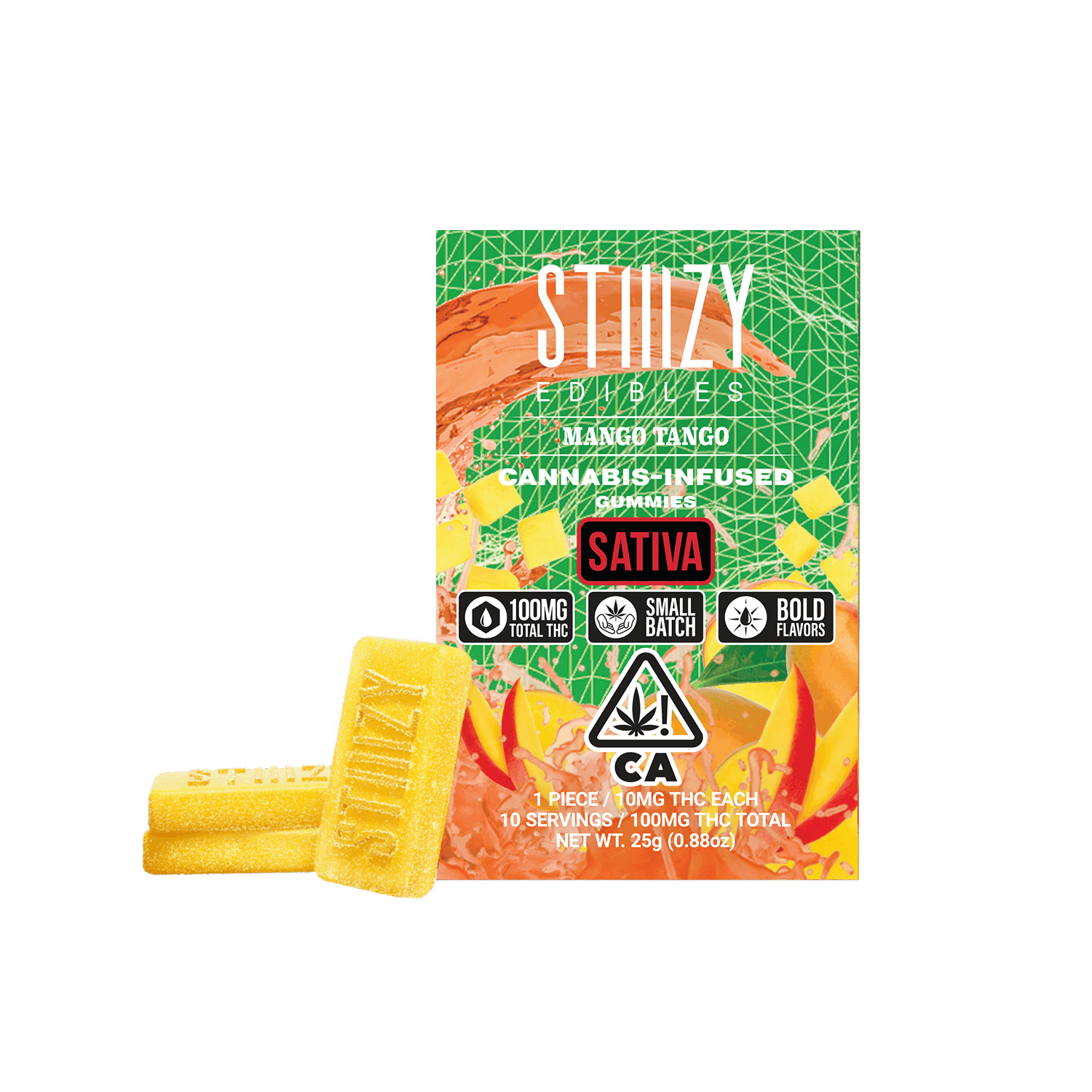 MANGO TANGO Gummies 100mg THC Edibles