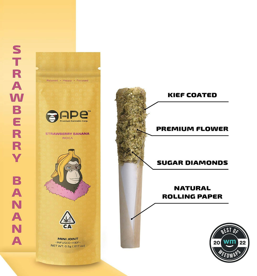 STRAWBERRY BANANA Infused Joint 0.5g