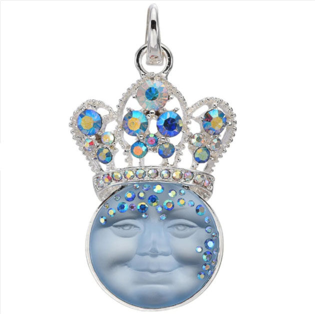 Kirks Folly Goddess Seaview Moon Princess Open Ring Charm sst