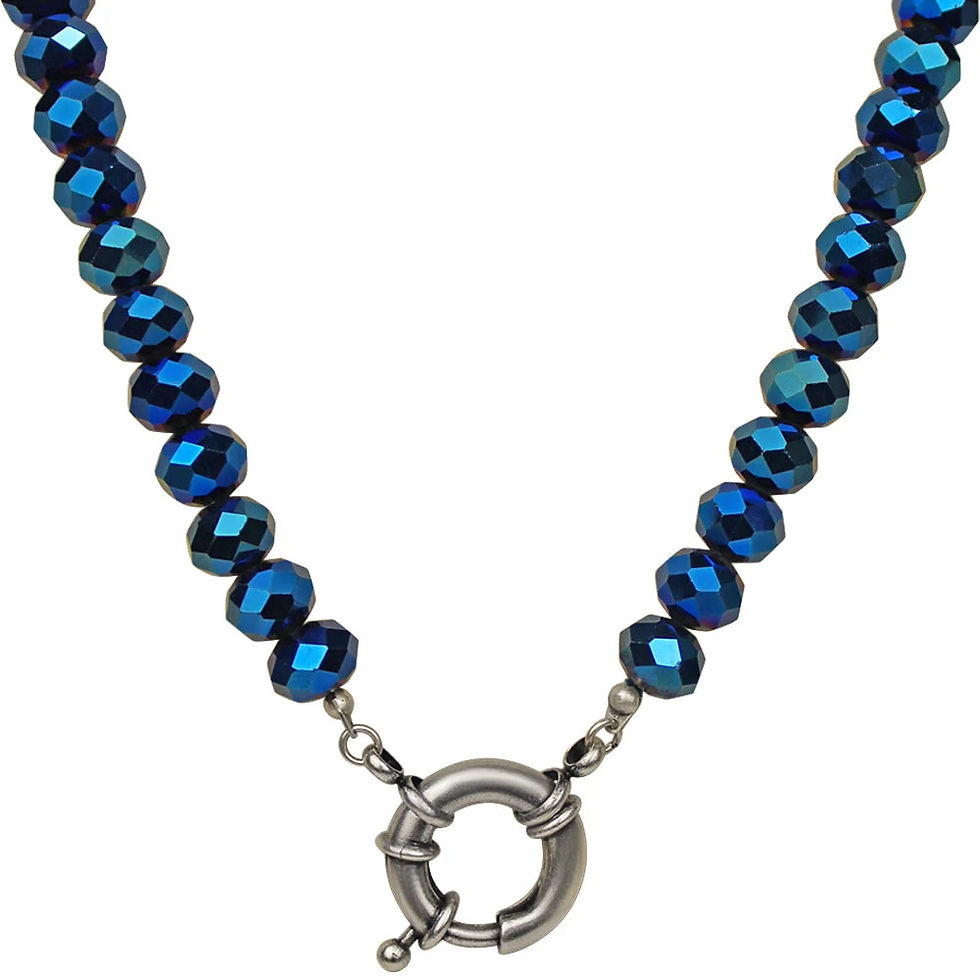 Thumbnail: Kirks Folly Winged Protector Of The Realm Venus 50mm Seaview Moon Necklace