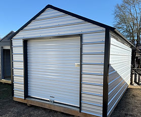 10x16 Metal Exterior A-Frame Building