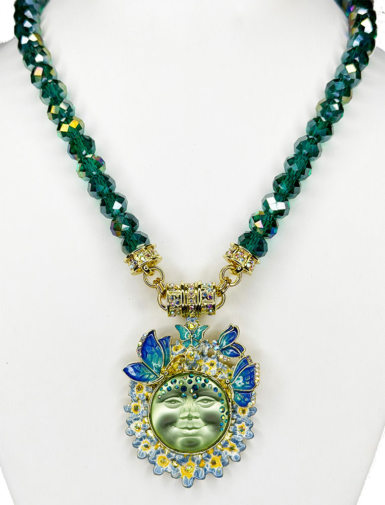 Kirks Folly Forget Me Not Butterfly Goddess Seaview Moon Magnetic Necklace gt
