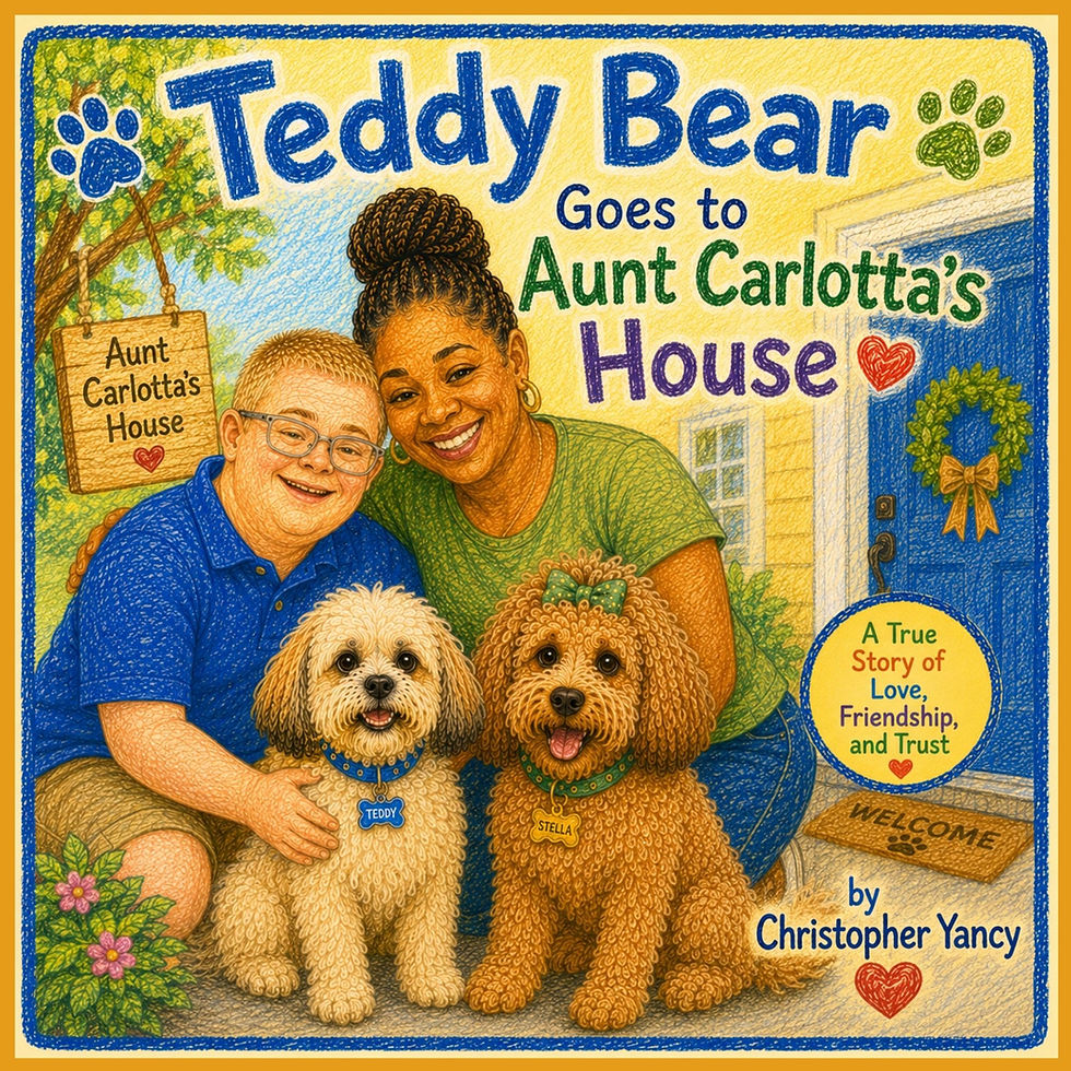 Cover Teddy Bear Goes to Carlottas House