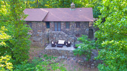 White Rock back porch of cabin A 2
