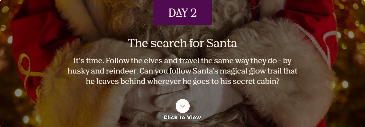 Santas Aurora itinerary